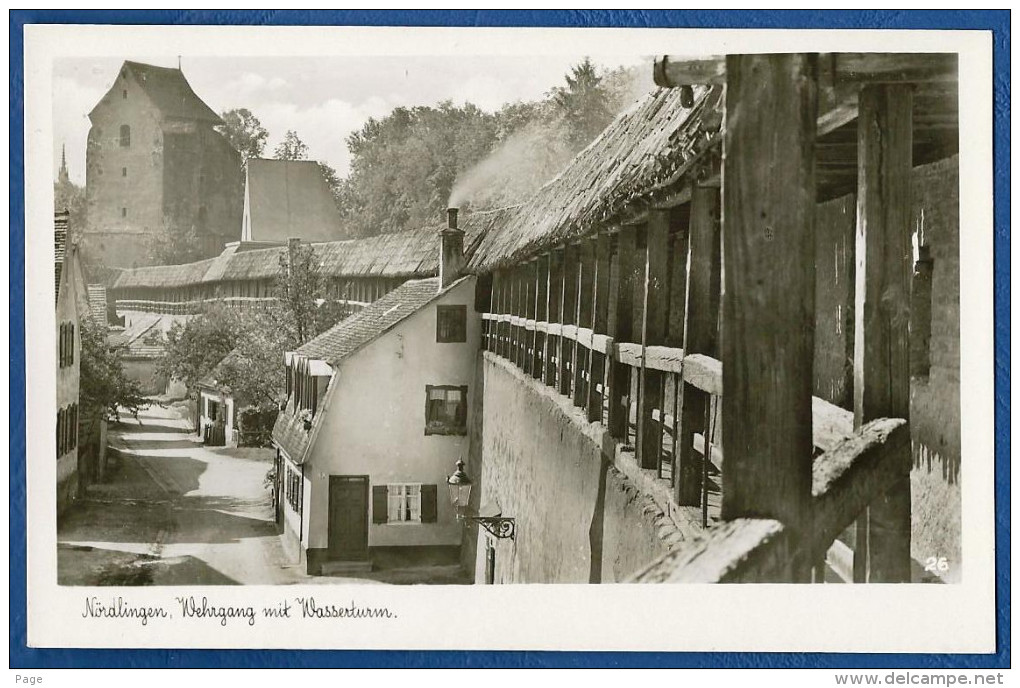 Nördlingen,Wehrgang Mit Wasserturm,ca.1930 - Noerdlingen