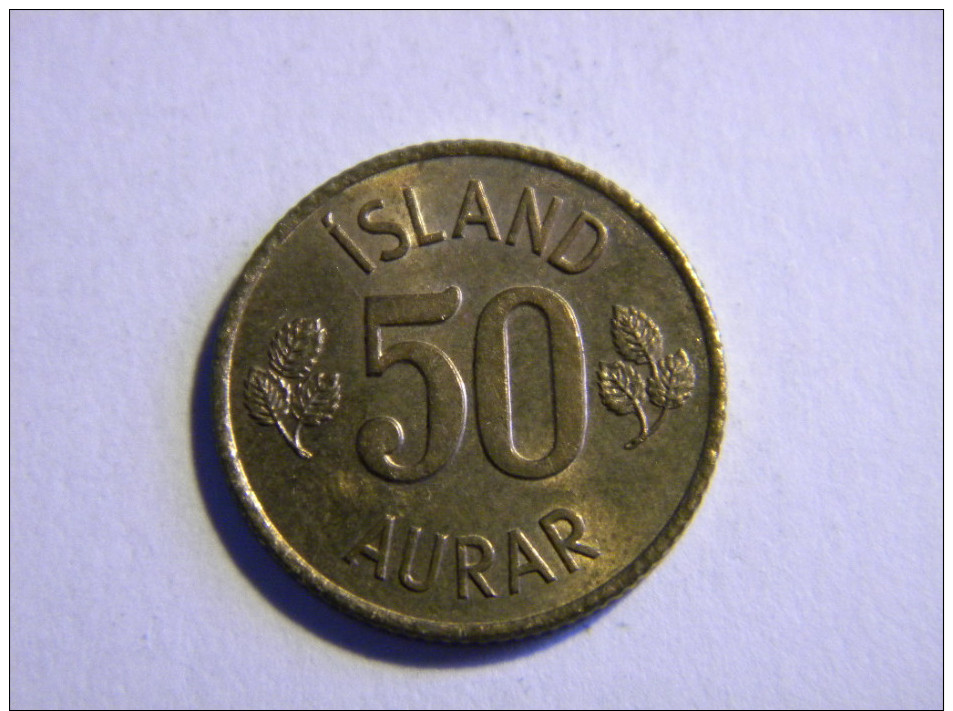 ISLANDE - 50 AURAR 1970. - Island