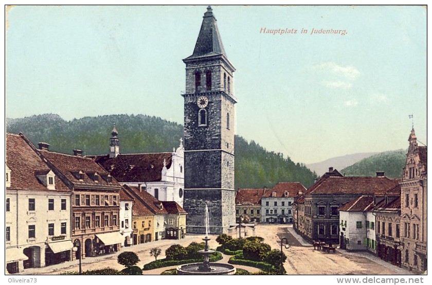 HAUPTPLATZ IN JUDENBURG - 2 Scans - Judenburg