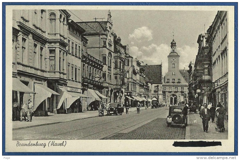 Brandenburg,Havel,Steinstrasse,Geschäft Von G.Bischoff,ca.1930 - Brandenburg