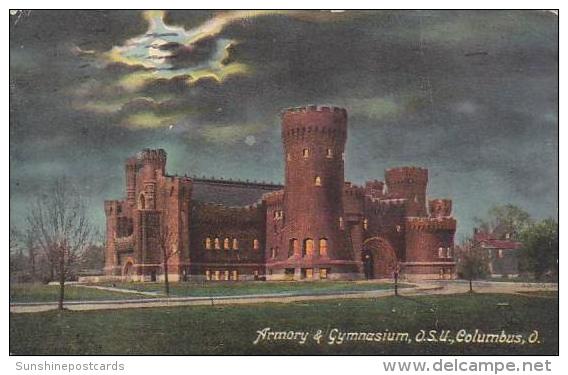 Ohio Columbus Armory And Gymnasium OSU 1909 - Columbus