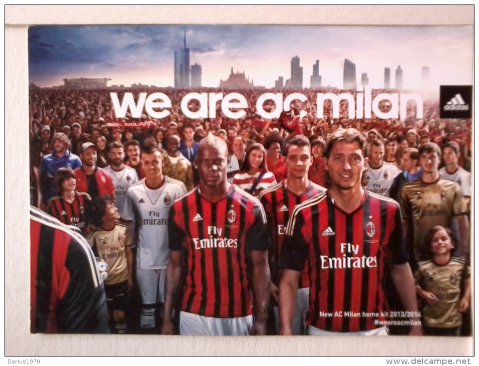 Cartolina - WE ARE AC MILAN . - Calcio