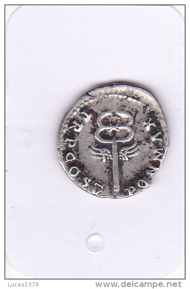 DENIER VESPASIEN PONTIFEX MAXIMUS / TRES BEAU - La Dinastia Flavia (69 / 96)