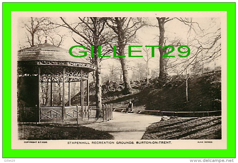 BURTON-ON-TRENT, UK - STAPENHILL RECREATION GROUNDS - AJAX SERIES - JACKSON & CO - BURTON MAIL,PHOTO - - Sonstige & Ohne Zuordnung