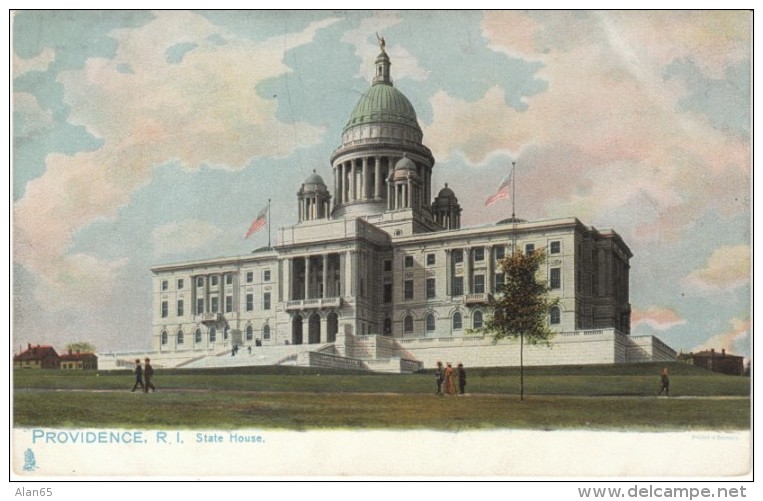 Providence Rhode Island, State Capitol Building, Tuck Series #1072, C1900s Vintage Postcard - Providence