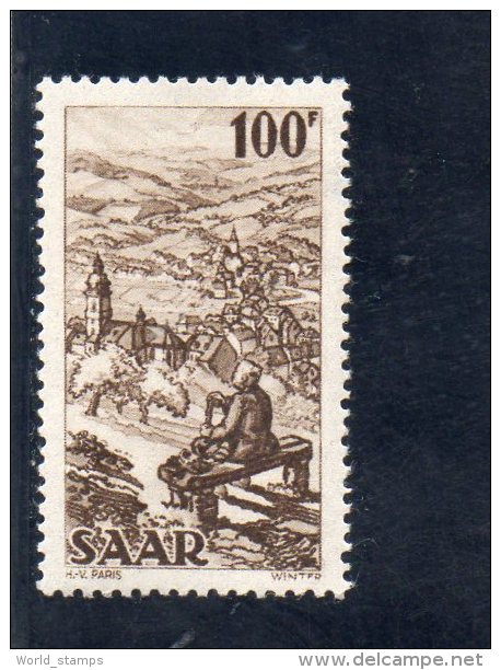 SARRE 1949-50 ** - Neufs