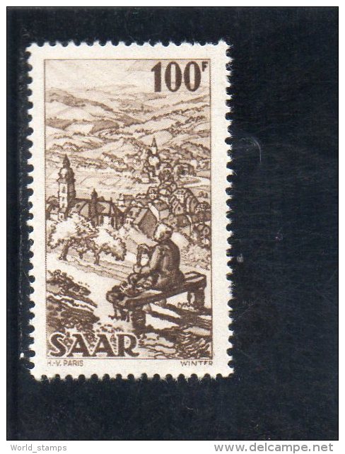 SARRE 1949-50 ** - Ongebruikt