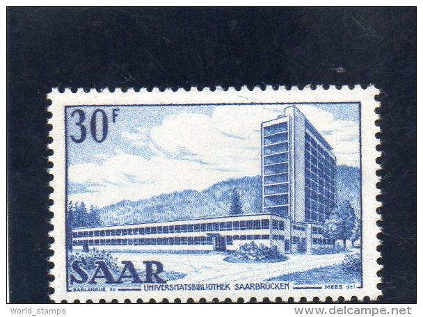 SARRE 1952-3 ** - Neufs