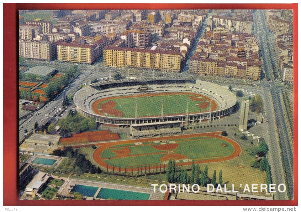 FOIT-25 Torino Stadio Comunale Stadium Football Calcio Fussball Soccer Circulé Sous Enveloppe - Stadiums & Sporting Infrastructures