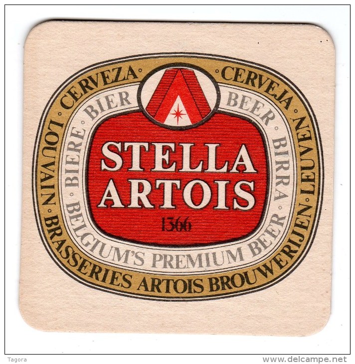 Belgique Stella Artois Export Recto Verso Dim 9.3 X 9.3 - Sous-bocks