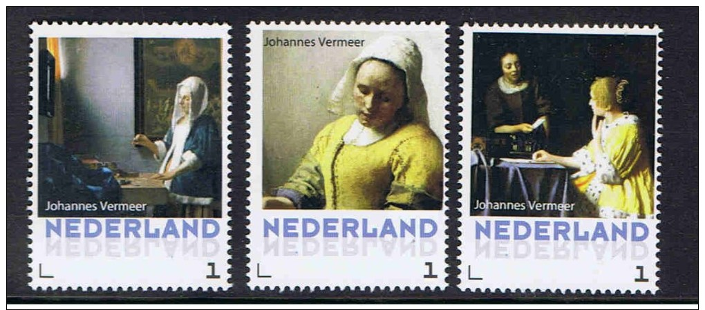 Persoonlijke Postzegels Pfr. Kunst  Schilderijen Van Vermeer.nr 1 - Andere & Zonder Classificatie