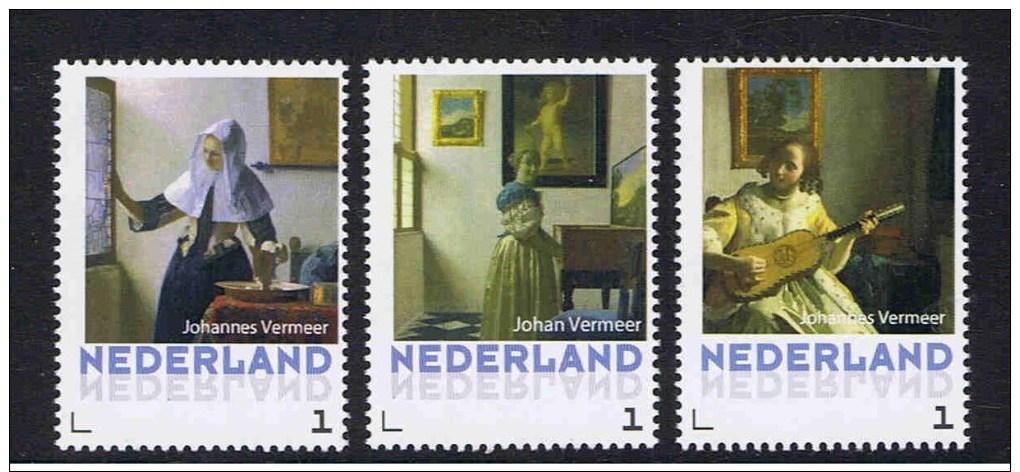 Persoonlijke Postzegels Pfr. Kunst  Schilderijen Van Vermeer.nr 4 - Andere & Zonder Classificatie