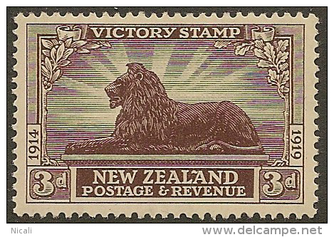 NZ 1920 3d Victory SG 456 HM #DJ54 - Neufs
