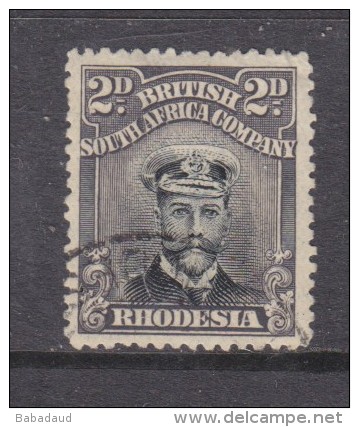 British South Africa Co. Rhodesia  1913 -22 George V Admiral, 2dblack + Brown-grey, Die III, Perf 14, , C.d.s. Used - Southern Rhodesia (...-1964)