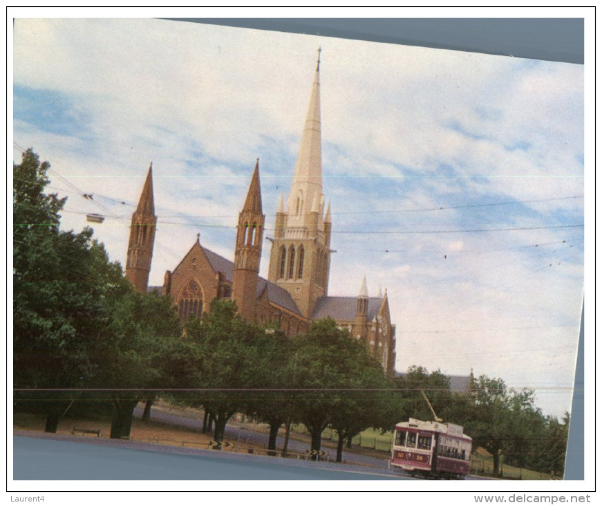 (350) Australia - VIC - Bendigo Cathedral & Tram - Bendigo