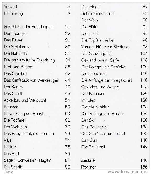 Erste Erfindungen Bildband 2011 plus Motiv-Blocks/KB o 65€ Entdecker der Welt bloque hoja m/s bloc sheet bf book Germany