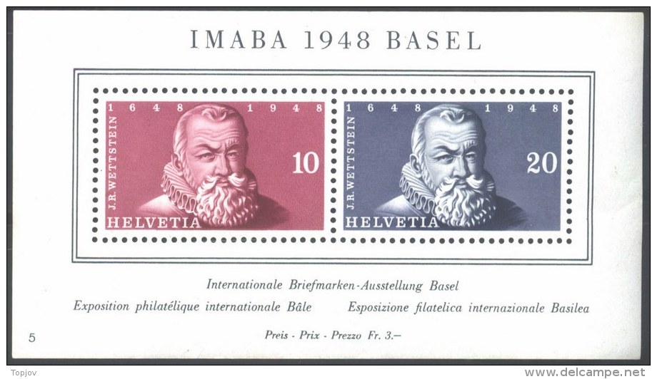 SWITZERLAND -SCHWEIZ - IMABA  BASEL - **MNH - 1948 - Carnets