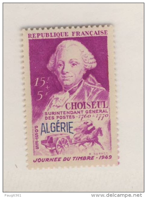 ALGERIE 1949 CHOISEUL    YVERT N°275  NEUF MH* - Neufs