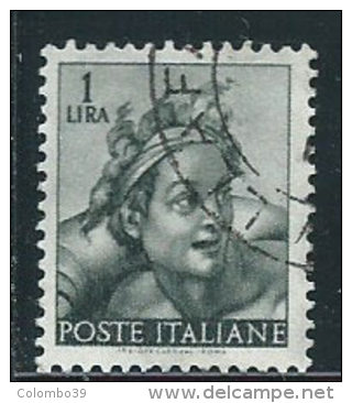 Italia Usato 1961 - Michelangiolesca £ 1 - 1961-70: Usados