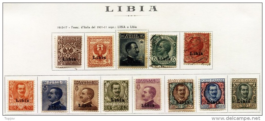 ITALIA - LIBYA - Soprast. REGNO   I Tipo - *MLH - 1912 - 15 - Libyen