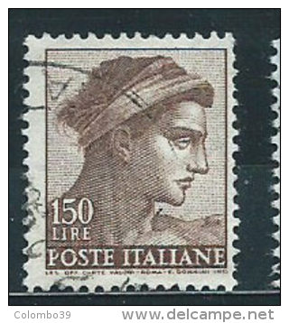 Italia Usato 1961 - Michelangiolesca £ 150 - 1961-70: Usati