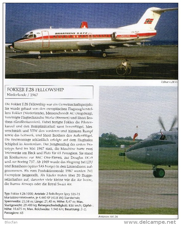 Flugzeuge Bildband 2007 Plus 8 Motiv-Block/KB O 132€ Verkehr-Flieger Der Welt Bloque Hoja M/s Bloc Sheet Bf Book Germany - Transport