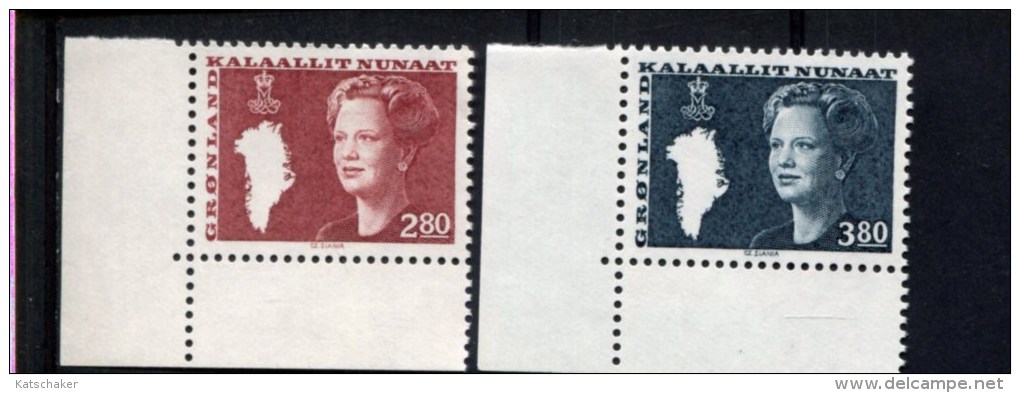 275805737 GROENLAND POSTFRIS MINT NEVER HINGED POSTFRISCH EINWANDFREI YVERT 143 144 - Nuevos