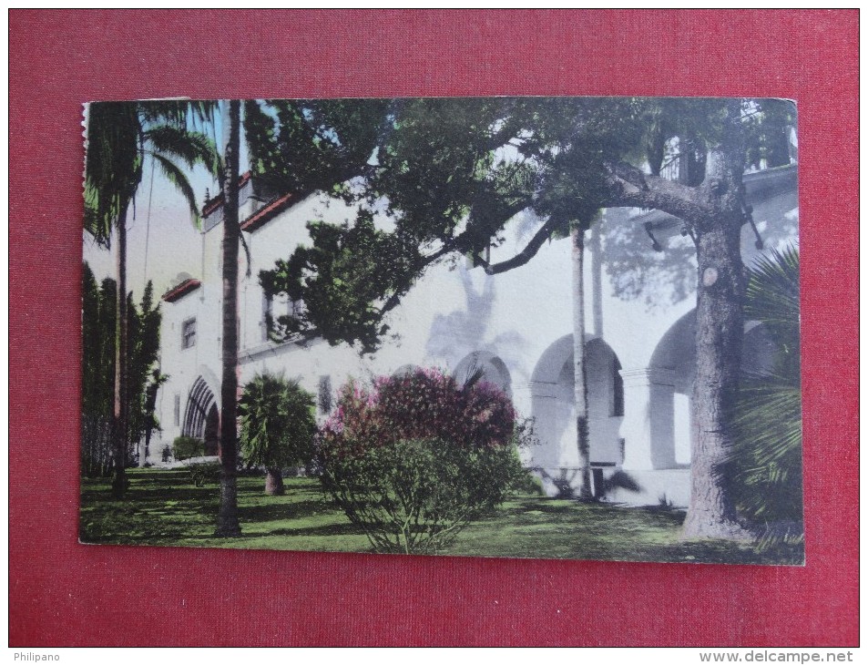 - California> Santa Barbara -- Hand Colored   Court House   Ref 1494 - Santa Barbara