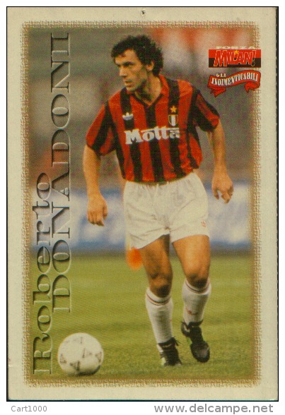 1997 DONADONI LE CARTOLINE DI FORZA MILAN - CALCIO FOOTBALL - Calcio