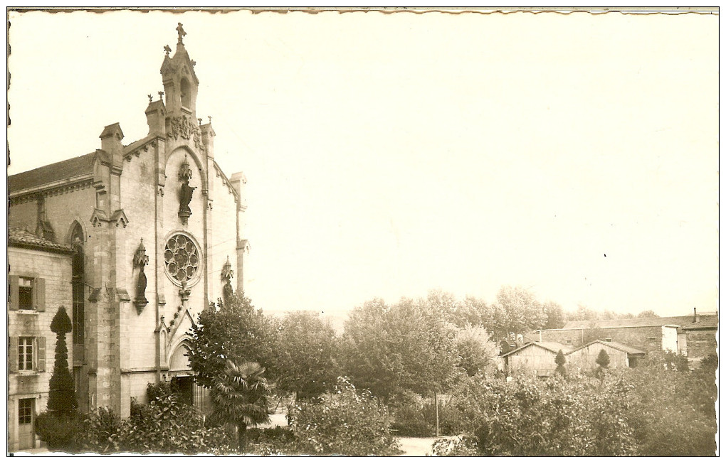 LIMOUX - INSTITUTION AGRICOLE St JOSEPH en 1954 - TRES BEL ENSEMBLE RARE de 10 CARTES POSTALES -