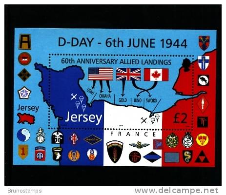 JERSEY - 2004  D-DAY  MS  MINT NH - Jersey