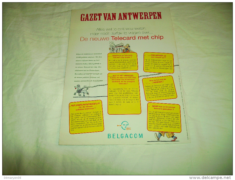 **GAZET   VAN  ANTWERPEN ** - Publicité