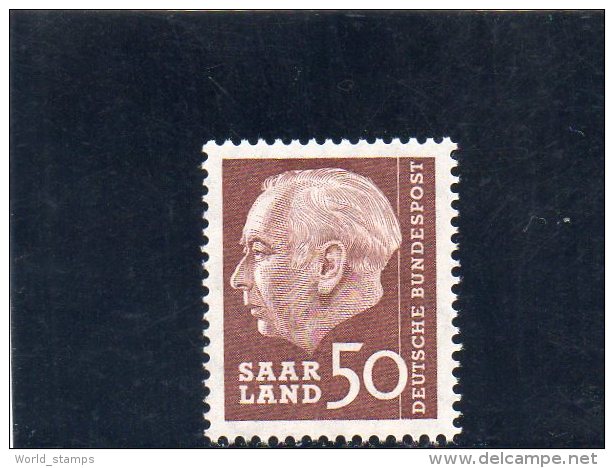 SARRE 1957 ** - Unused Stamps