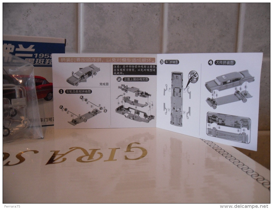 4D LOTTO 8 PCS MODEL KIT SCALA 1:87 H0 HUMMER LINCOLN BENTLEY ROLLS ROYCE NUOVI