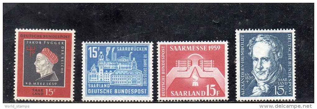 SARRE 1959 ** - Unused Stamps