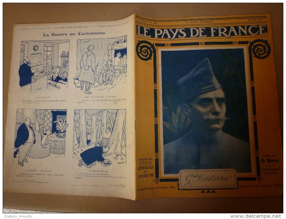 1917 LPDF: Pays BRIEY;Musée De La Guerre (jeu VILLAGE FRANCAIS A DEMOLIR Pour Enfant Allemand); Mascotte US; Toulouse - French