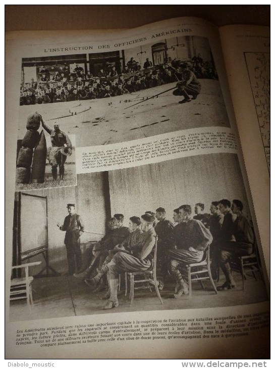 1917 LPDF: Prince CAROL;Désinfection  PLAIES;Incendie Salonique;Bethincourt;Mon tfaucon;Chattancourt;ERCH EU; Senlis;USA