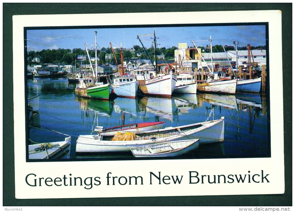 CANADA  -  Fishing Boats In The Bay Of Fundy New Brunswick  Used Postcard Mailed To The UK As Scans - Other & Unclassified