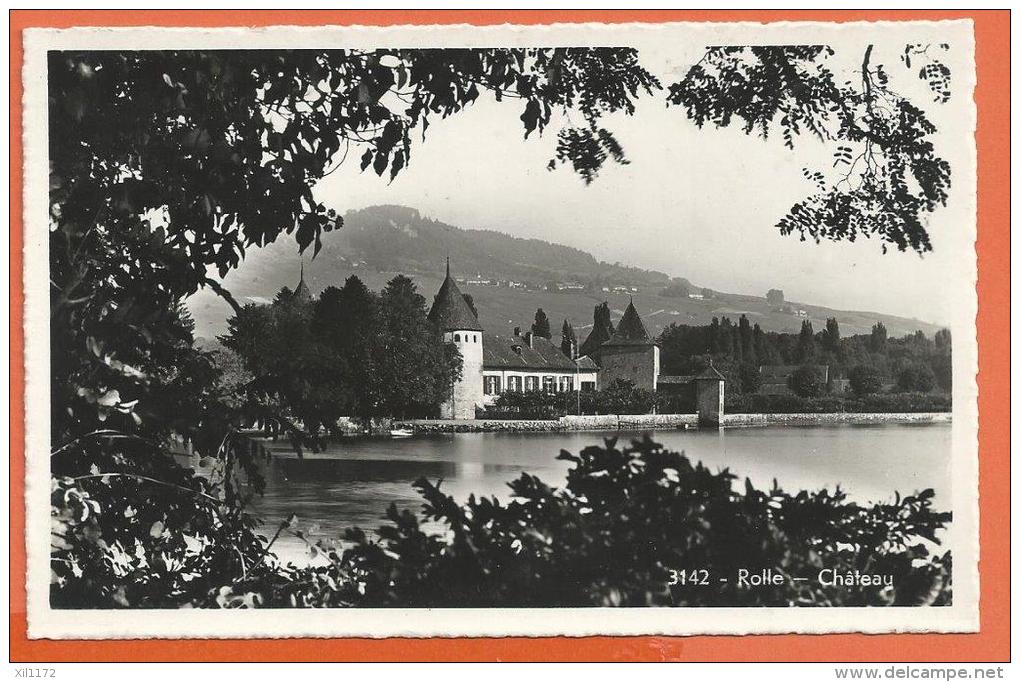 JAG-18 Château De Rolle Et Bougy-Villars à L'arrière-plan.  Non Circulé - Bougy-Villars