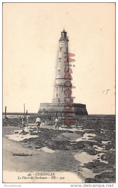 17  - Cordouan - Phare De Cordouan - Dos Vierge - 2 Scans - Autres & Non Classés