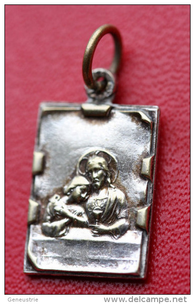 Pendentif Médaille Religieuse "Jésus Christ Et Saint Jean" Religious Pendant - Religion & Esotérisme