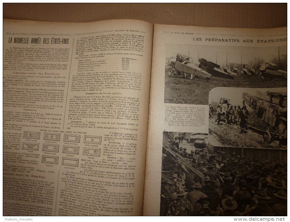 1917 LPDF: Eleu-dit-Leauvette Et Avion; La Nouvelle Armée US; Les LANCES-FLAMMES Des Allemands Contre Ceux Des Français - Francés