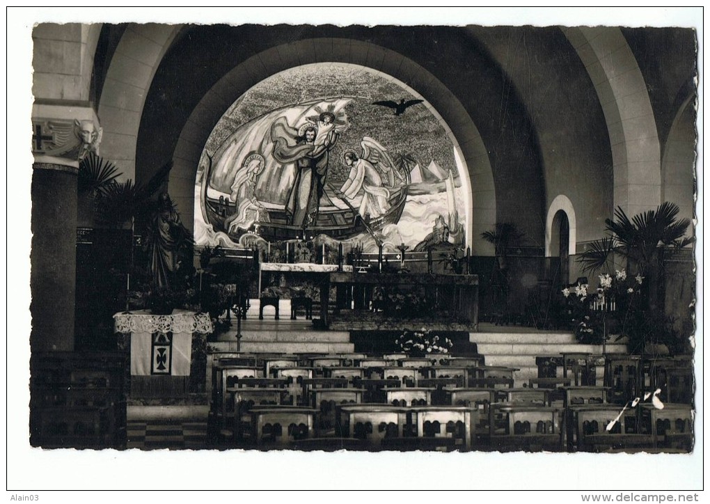 CPSM - 64 - PAU - L'Eglise St-Joseph. Le Coeur Et L'Abside (décorée Par Mauméjean) - Jové 6 - Pau