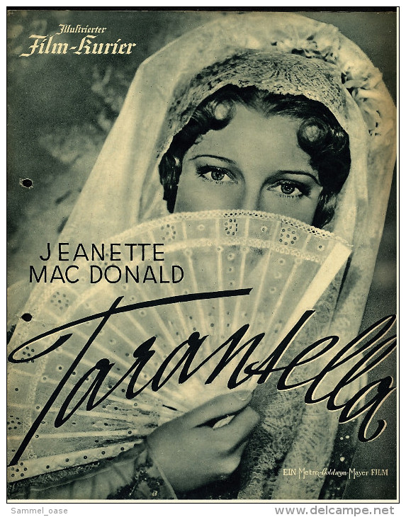 "Illustrierter Film-Kurier" "Tarantella" Mit Janette MacDonald -  Filmprogramm Nr. 2795 Von 1938 - Other & Unclassified