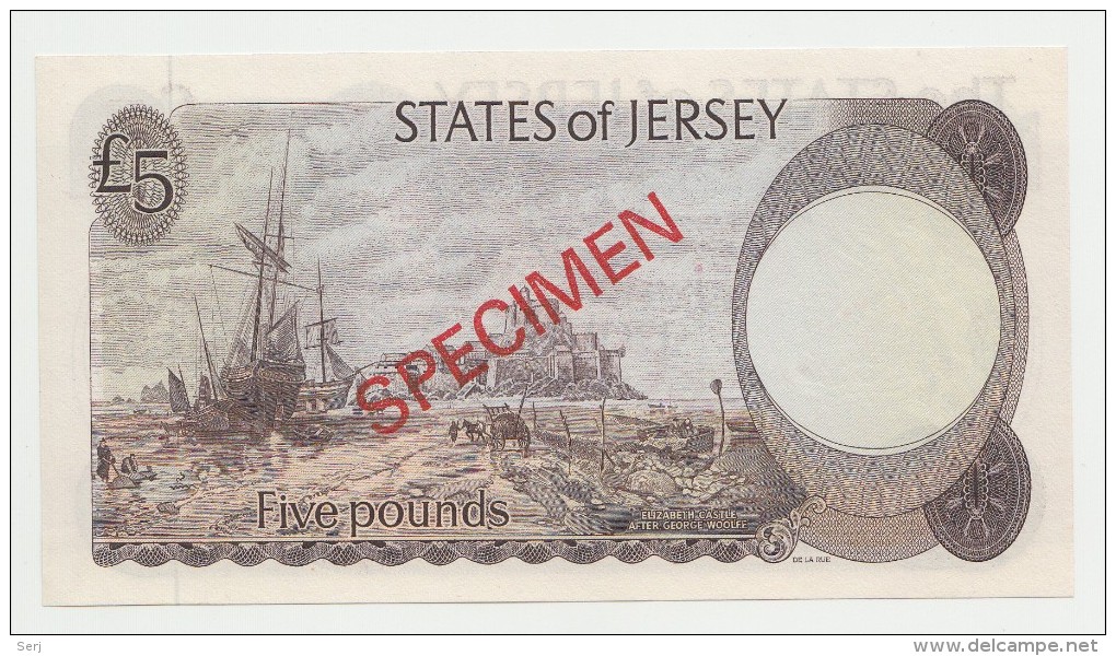 JERSEY 1, 5, 10, 20 POUNDS 1978 SPECIMEN SET UNC NEUF PICK 11s, 12s, 13s, 14s