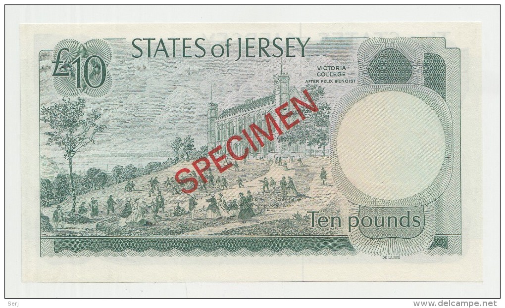 JERSEY 1, 5, 10, 20 POUNDS 1978 SPECIMEN SET UNC NEUF PICK 11s, 12s, 13s, 14s