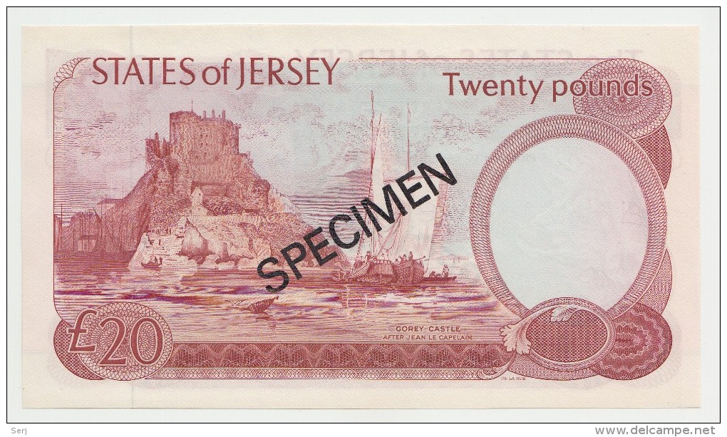 JERSEY 1, 5, 10, 20 POUNDS 1978 SPECIMEN SET UNC NEUF PICK 11s, 12s, 13s, 14s