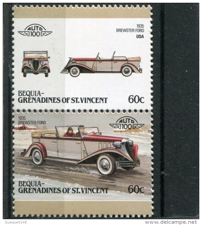 BEQUIA. 1986. SCOTT 103. CAR TYPE OF 1983. 1935 BREWSTER-FORD, US - St.Vincent & Grenadines