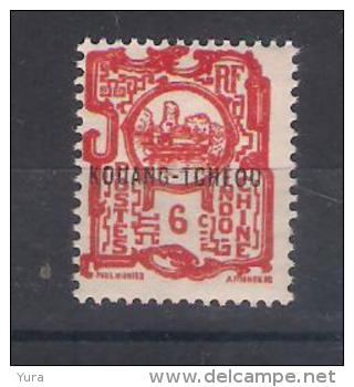 Kouang-Tcheu Y/T   Nr 82*  (a6p13) - Unused Stamps