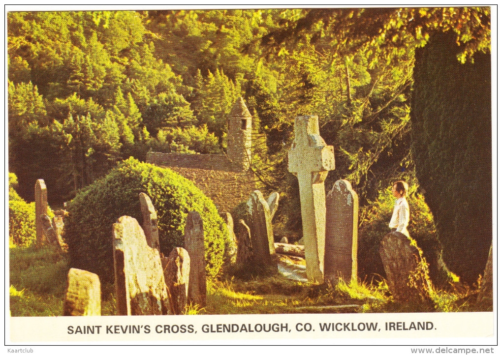 Saint Kevin's Cross (11 Feet Monolith), Glendalough, Co. Wicklow   -  Ireland / Eire - Wicklow